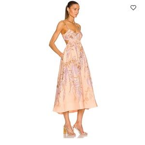 Zimmermann Rosa Bralette midi dress